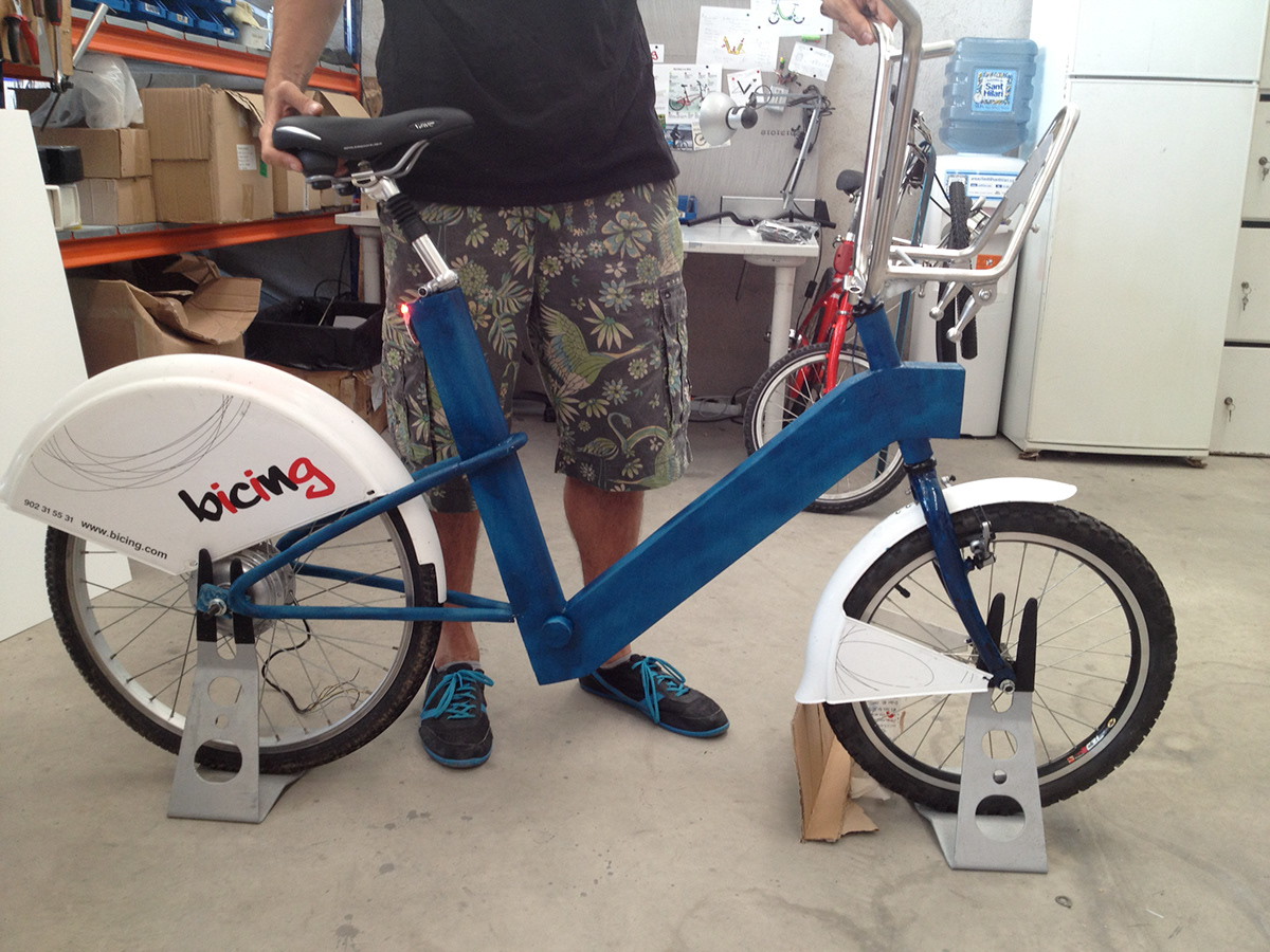 electric Bike bycicle prototipe eco Foam