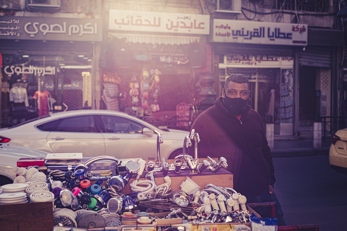 Street Photography Series: Locked Horizons (by Nabil Darwish, © 2021 All Rights Reserved. Jordan)