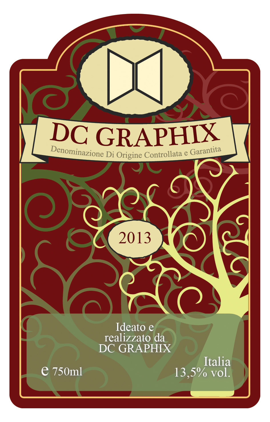 wine dc Graphix bottle italian