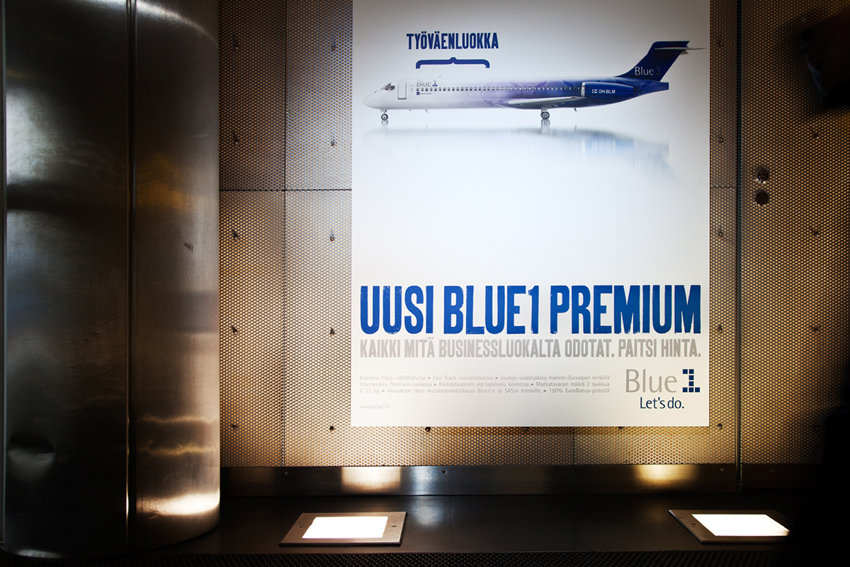 font blue1 poster airline