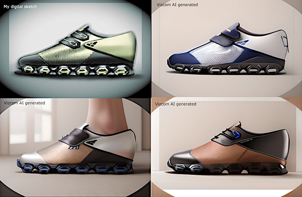 shoesdesign ai industrialdesign designsketching sneakersdesign footwear DigitalSketch digitalart vizcom