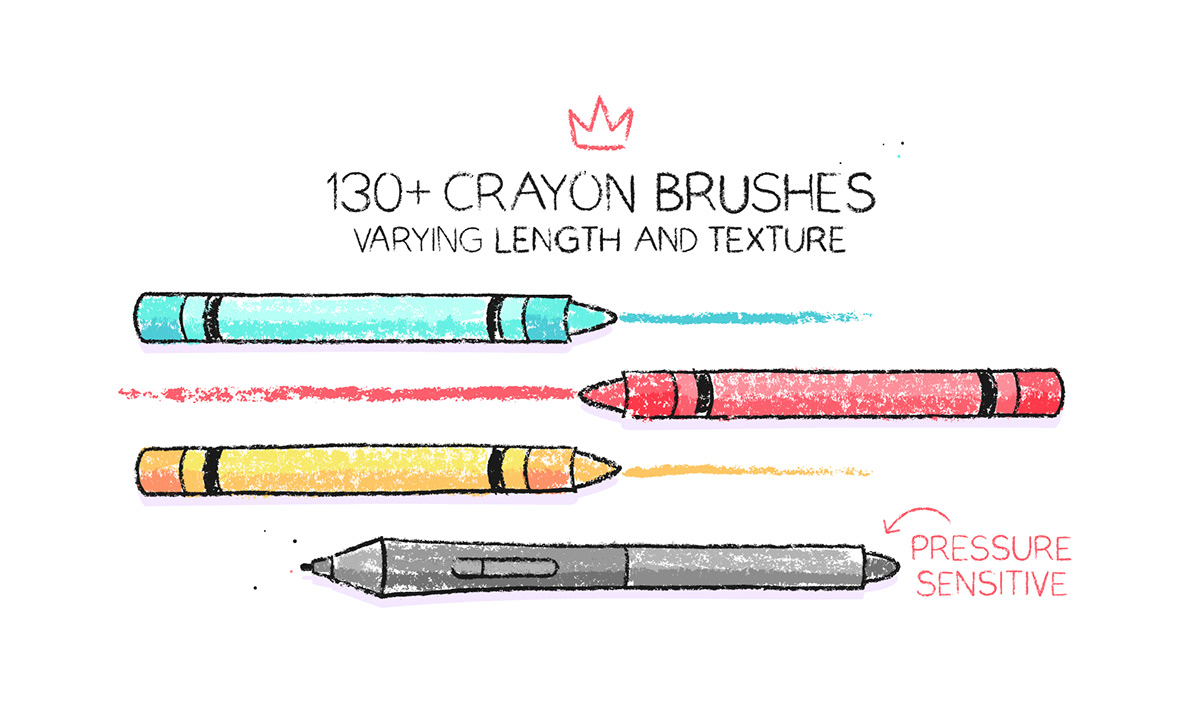 adobe illustrator crayon Digital Art  download graphic design  graphic resources ILLUSTRATION  Illustrator Brushes resources vector