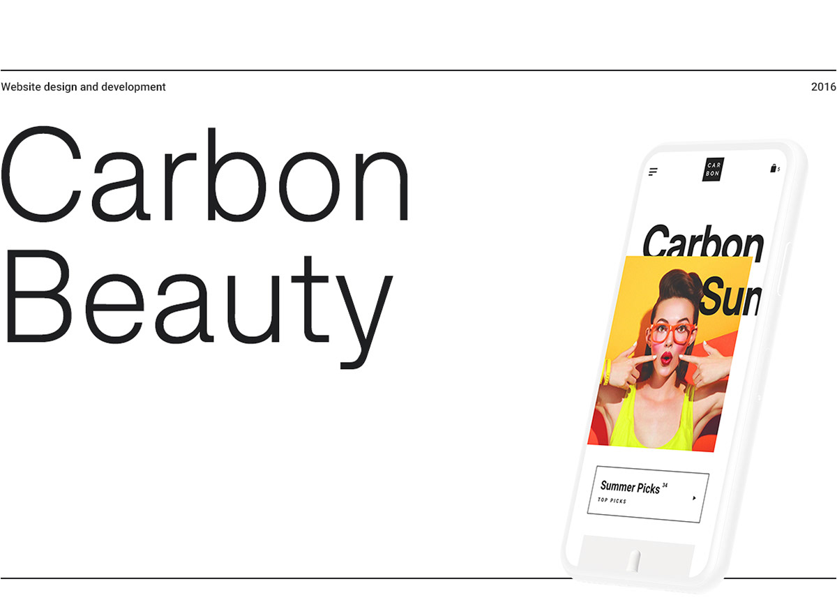 skin care beauty carbon Montreal interactive typography   paint pastel award