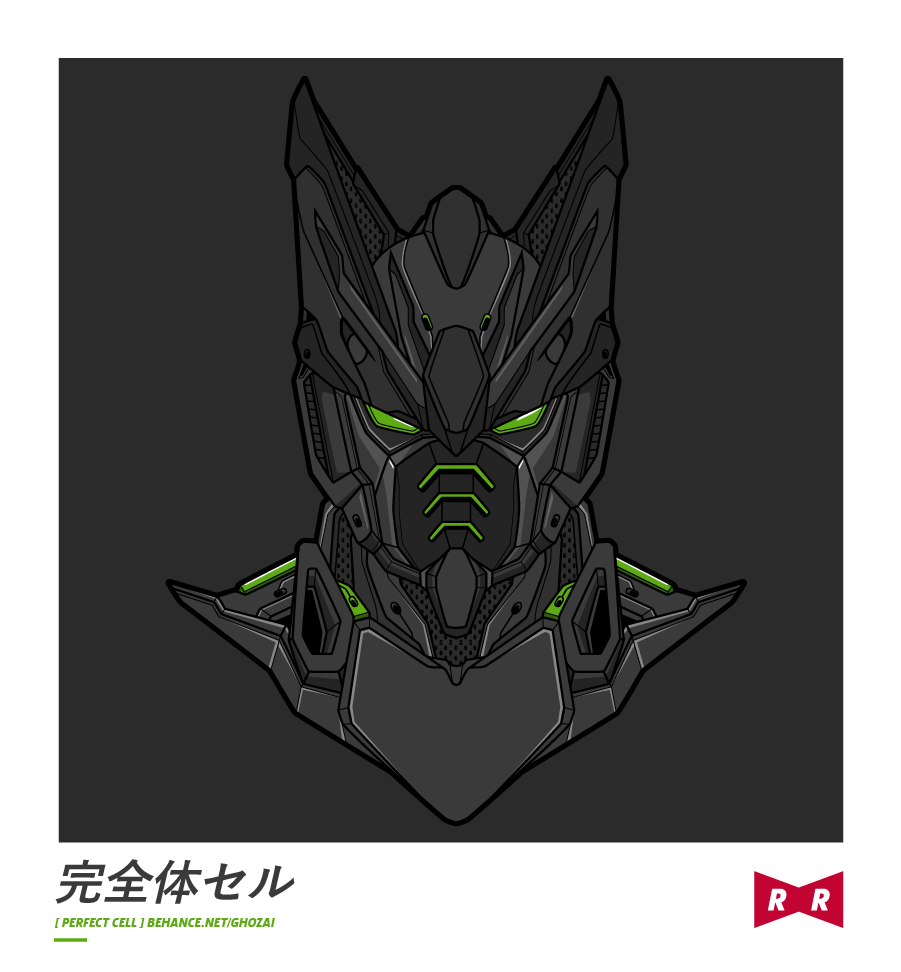 dragon ball dragon ball z dbz vector robo robot mask up Gundam mecha