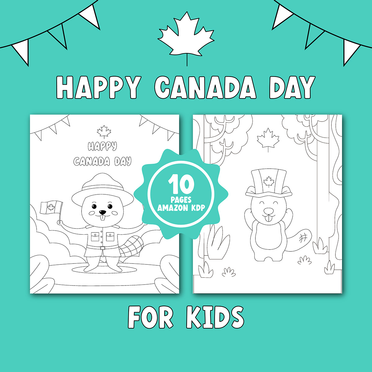 Happy Canada Day Coloring Pages For Children  

You Can Hire me in Behance  also Fiverr