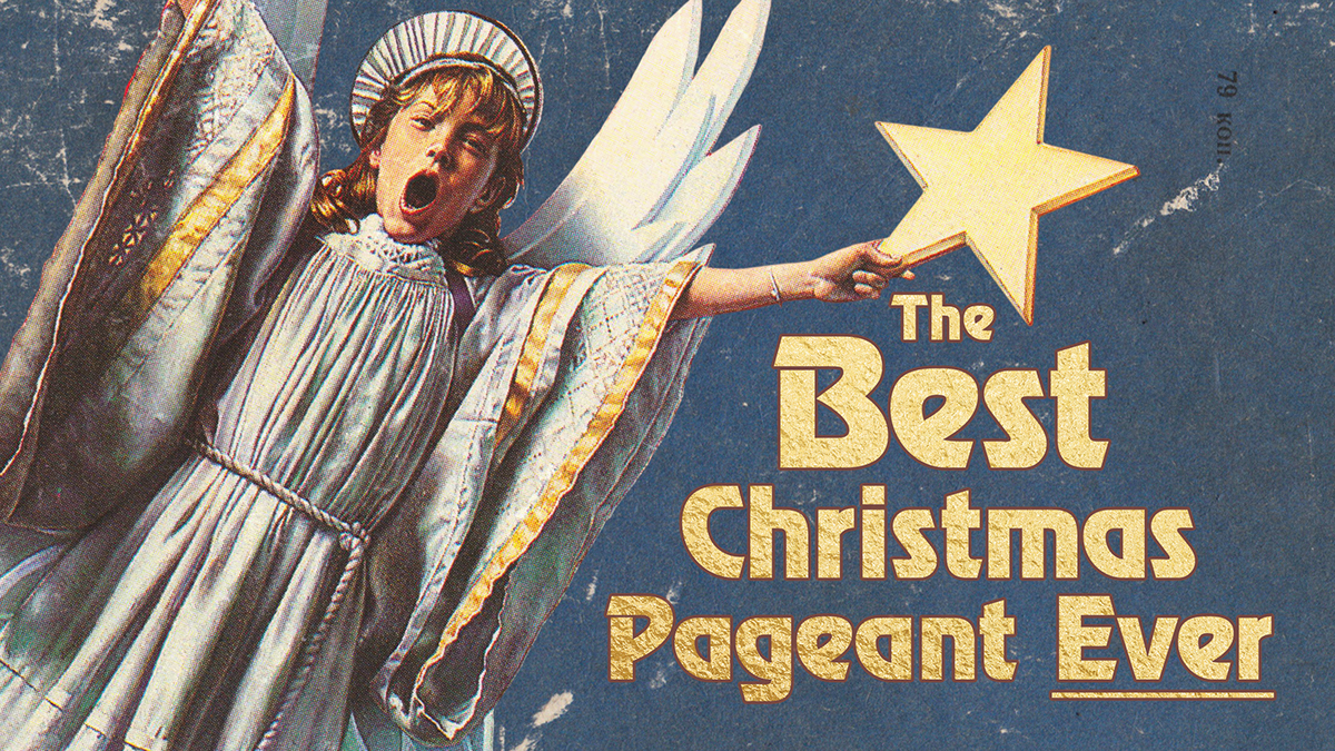 Christmas Sermon Series star Advent gold Vintage Christmas book children's book vintage book gold type