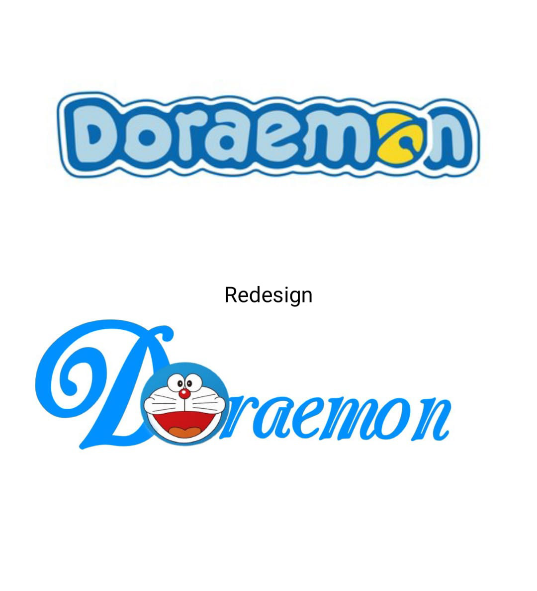 Doraemon Logo Design redesign