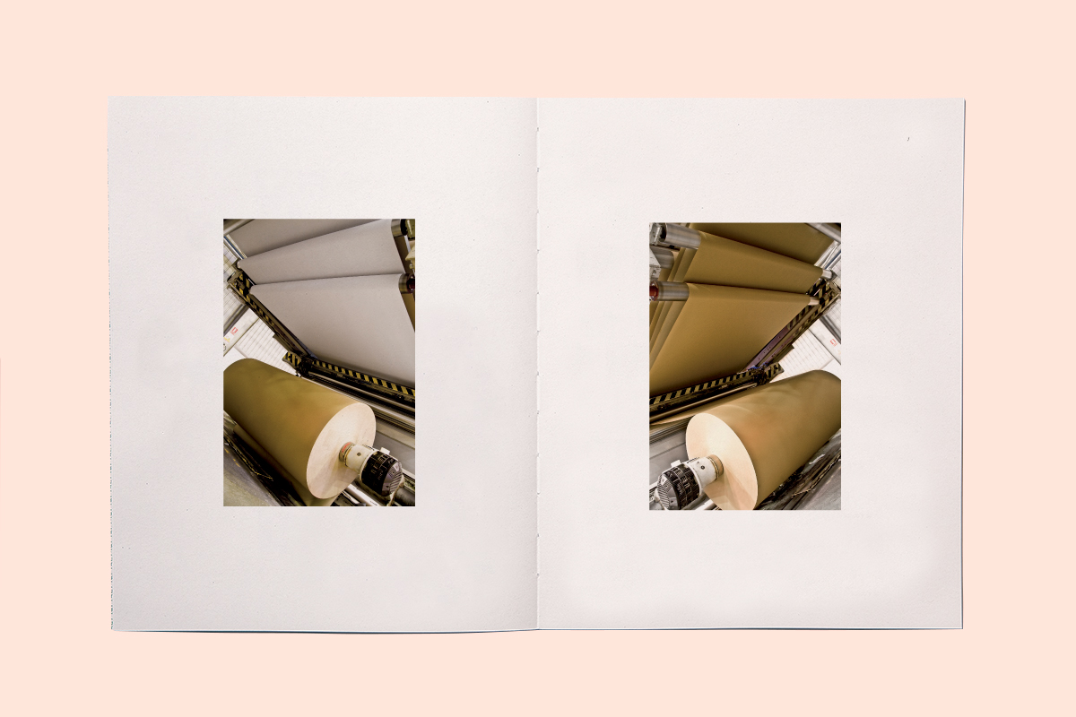 editorial Memory book design Data inphographic madrid studio cardboard