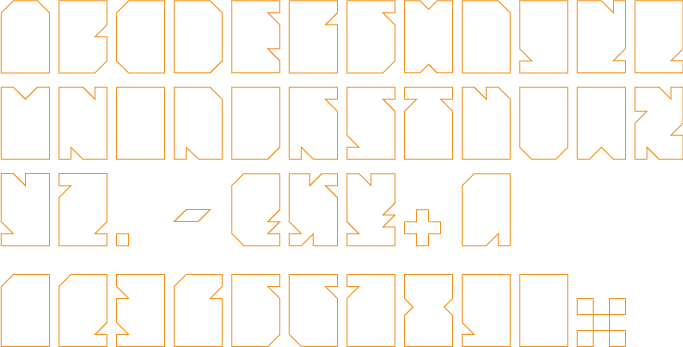 lettering Alphabeth font glyphs type