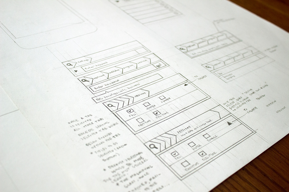 design wireframe user interface design User Experience Design sketching