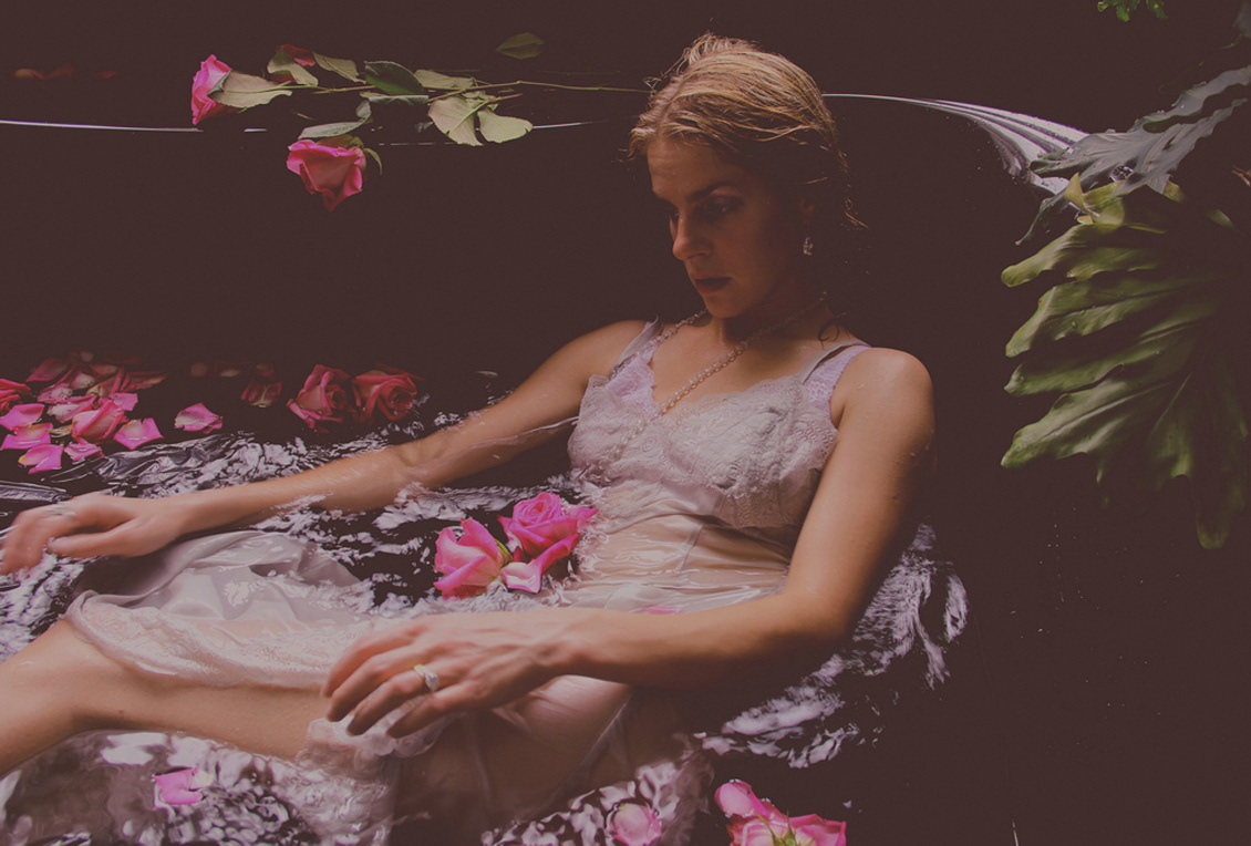 photoshoot  petals  romantic  film photography  love mood portrait fashion photography
