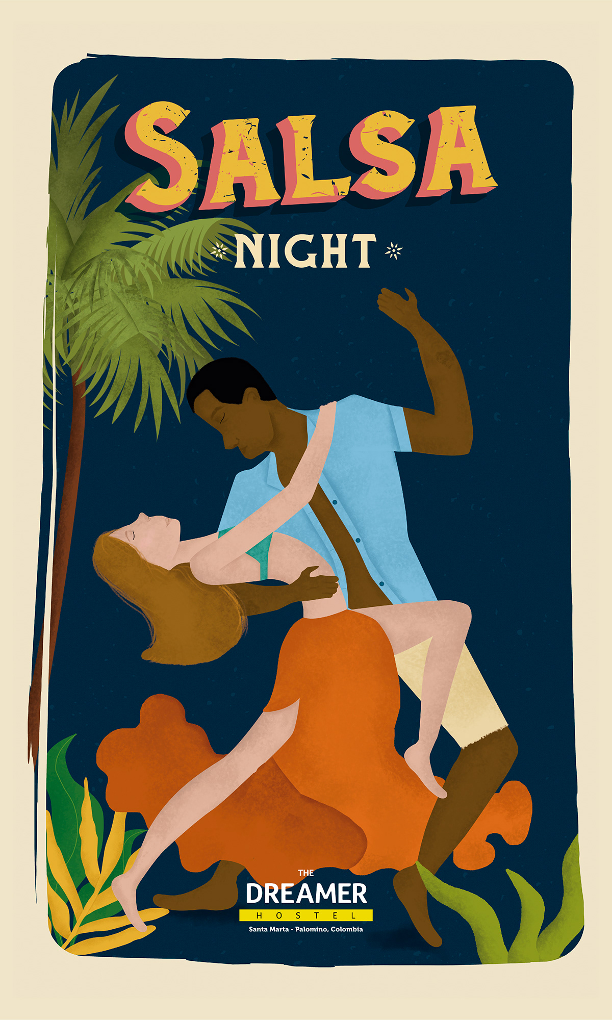 ILLUSTRATION  digitalart wacom Yoga posters Jenga salsa fruits ilustracion art