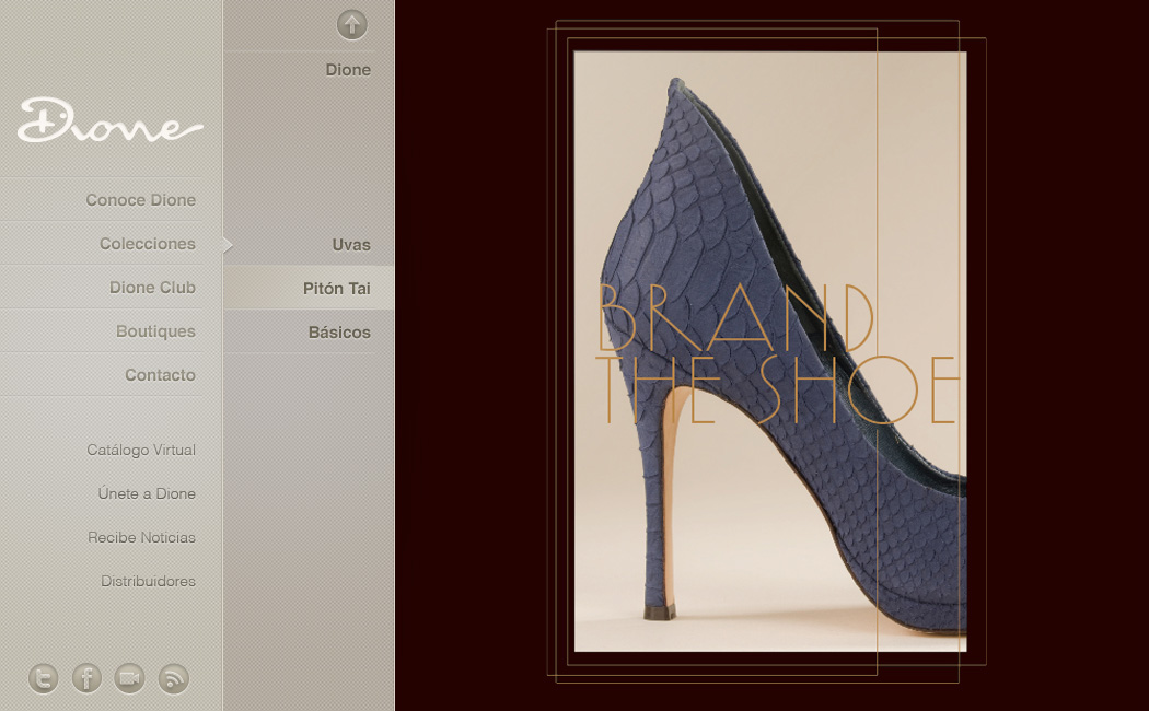 Diseño web pagina web sitio web moda zapatos calzado shoes desarrollo web mujer mexico woman bags catalog catalogo gallery