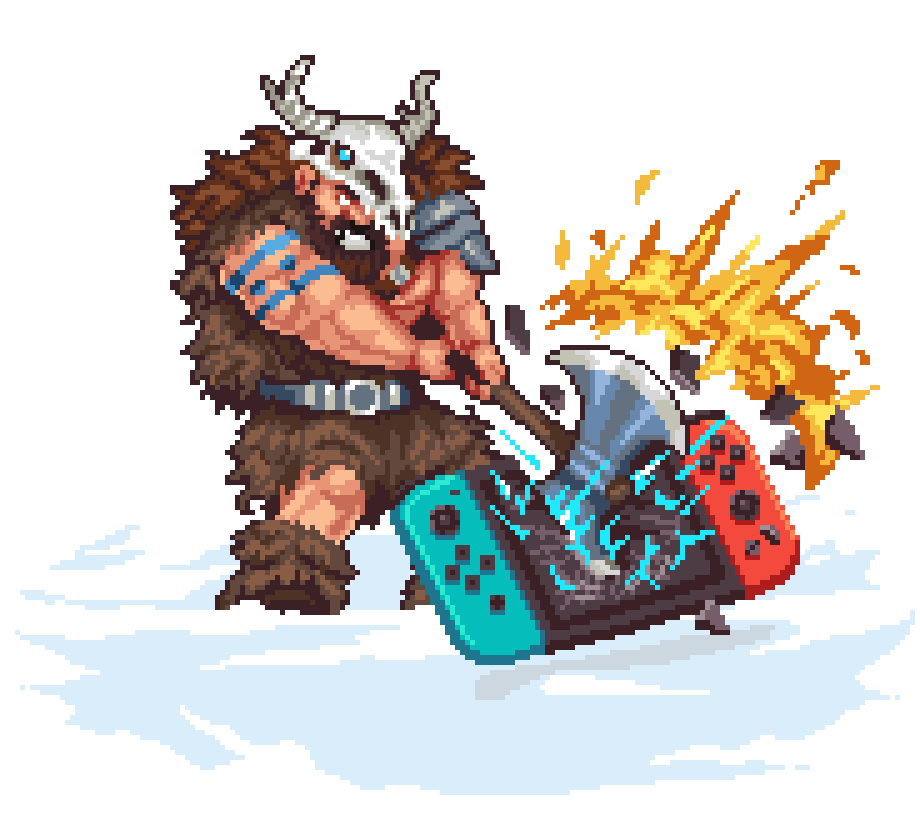 you tube viking Pixel art pixel snow battlefield warrior banner Gaming background
