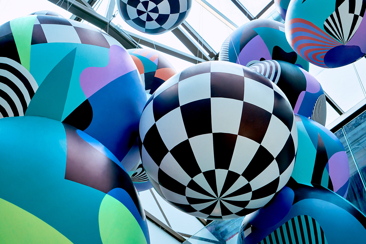 balloon inflatables installation Installation Art miami wade and leta