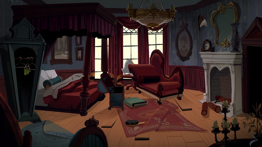 Haunted Housekeeping Environments on Behance