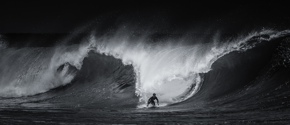 Surf surfing black and white black & white fine art  silver efex HAWAII  oahu action waves Swells