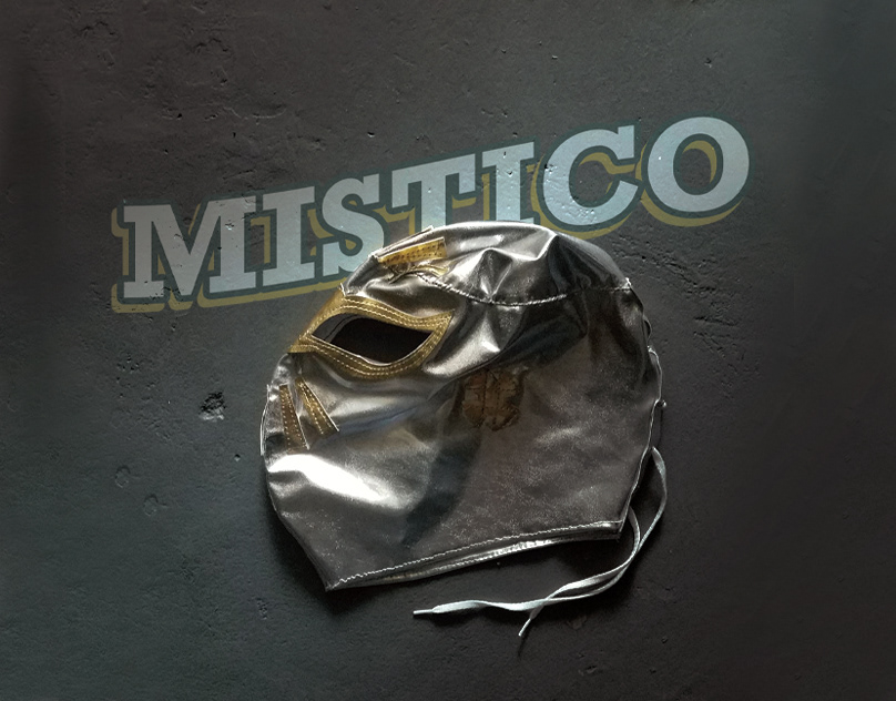 luchador CDMX typography   MexicanMask elsanto Bluedemon JerryMATEO masks Mexicanmasks branding 