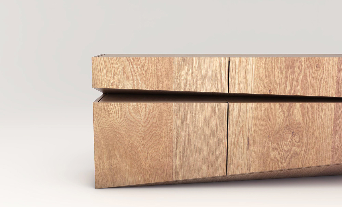 sideboard cabinet furniture wood pure