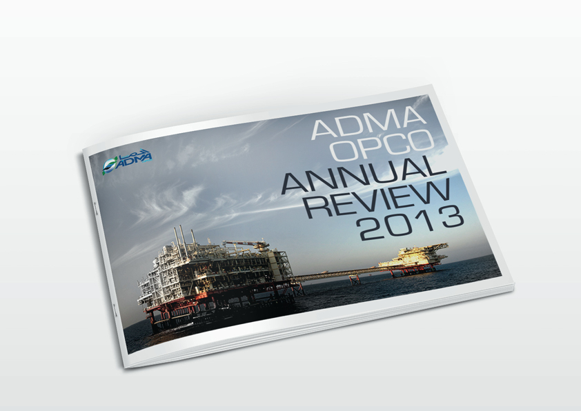 annual report corporate ANNUAL print print brochure brochure report Booklet book UAE United Arab Emirates Abu Dhabi oil OIL AND GAS