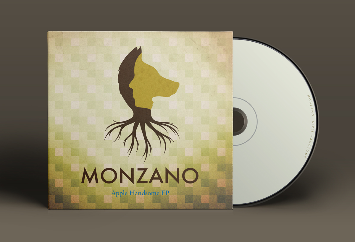 Monzano CD cover Cover Art music design Band Illustration music cd music graphics rock indie cd cover art album cover poster