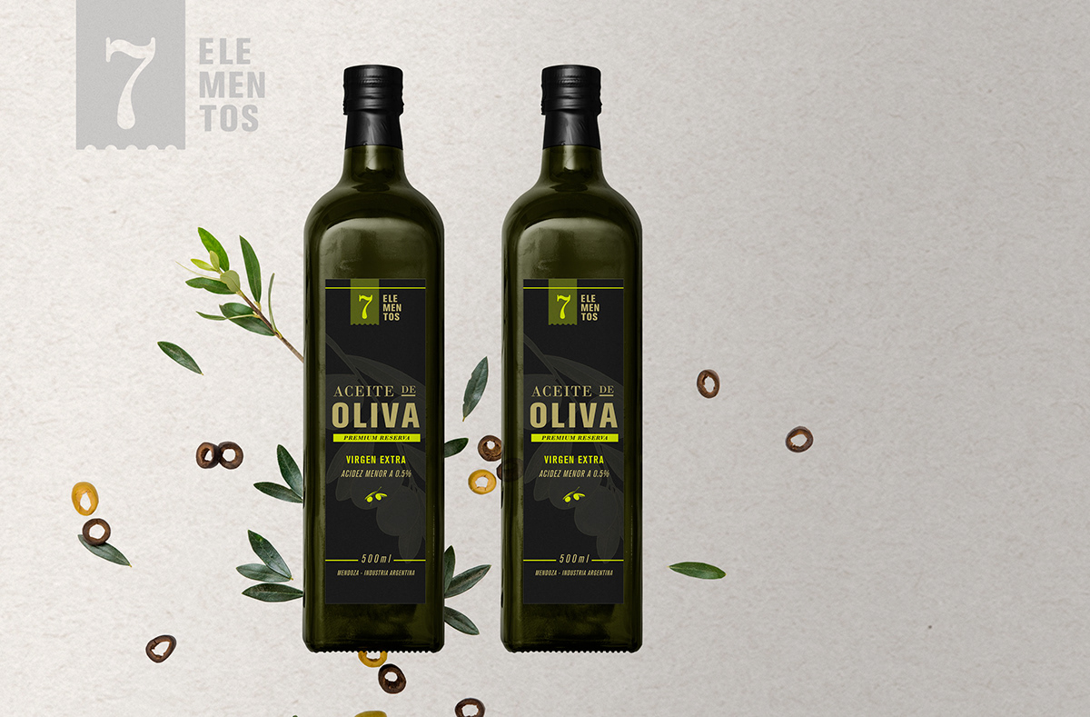 olive oil Label Packaging mendoza design kitchen cooking premium oliveoil