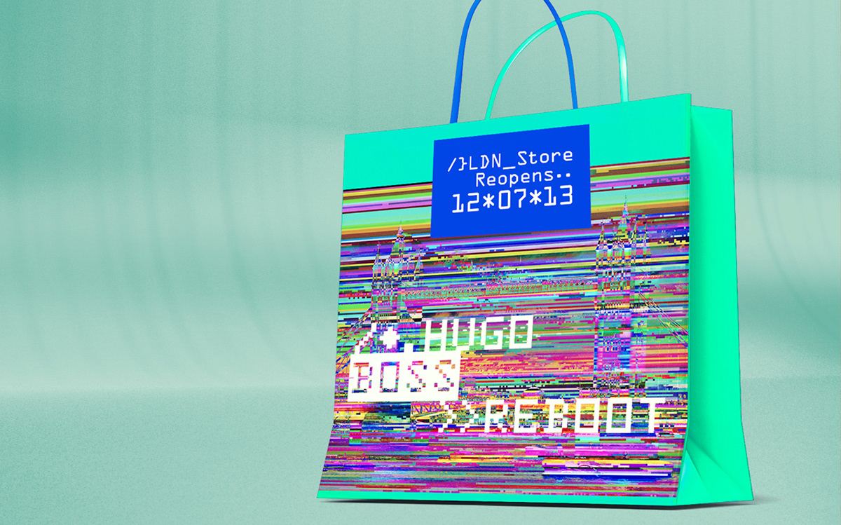 Hugo boss store opening store Opening design interactive campaign