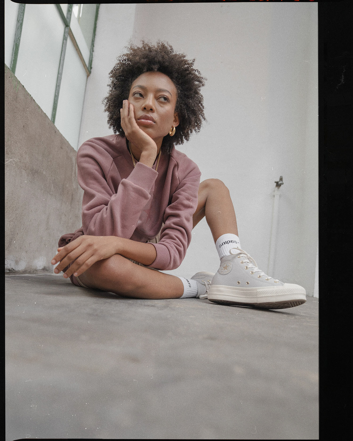 converse sneakers Fashion  beauty portrait Photography  editorial model