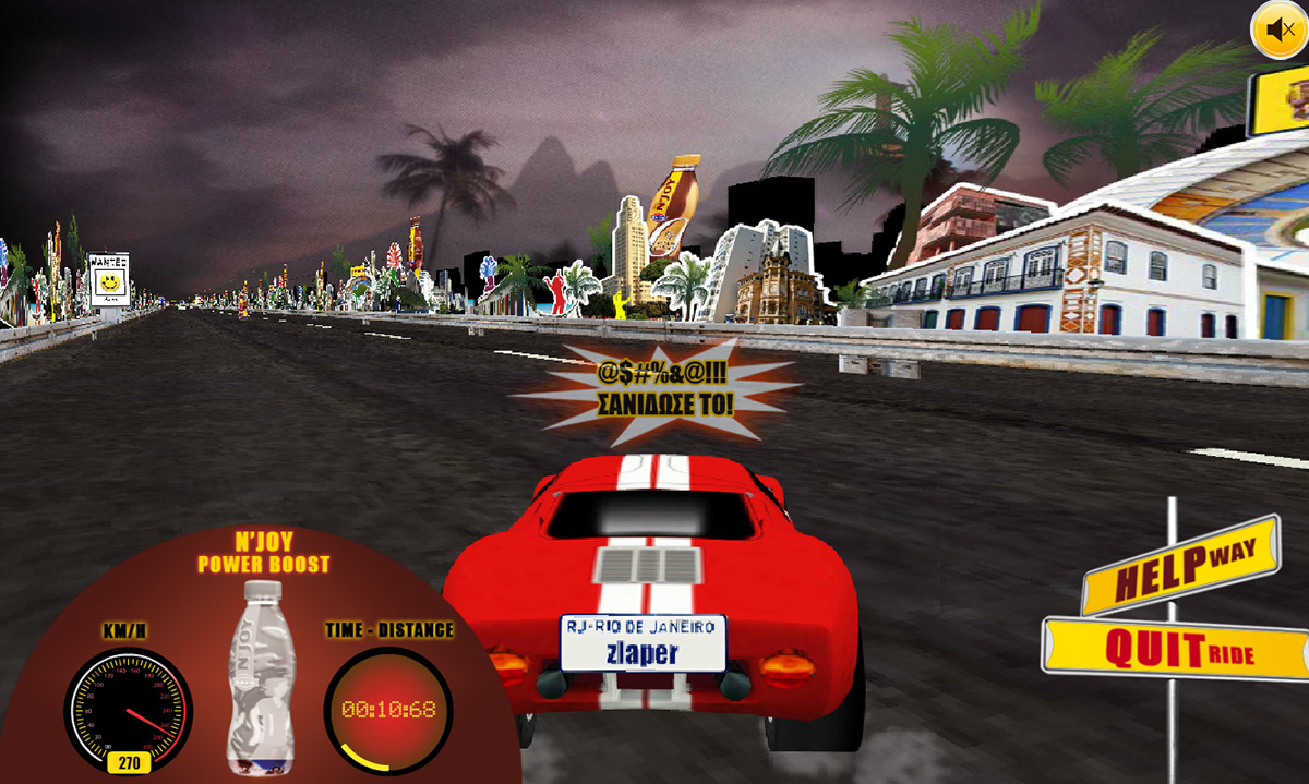 njoy  racing  simulation contest game