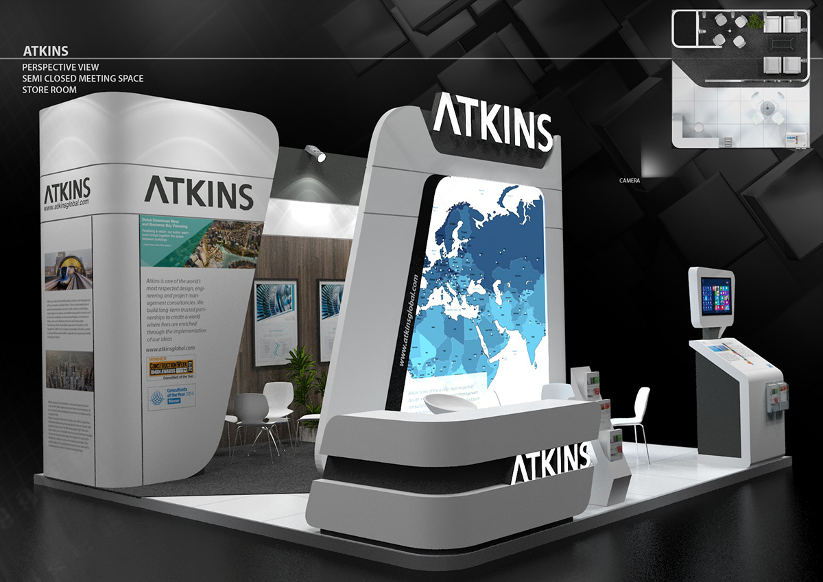 Exhibition Booth 3D Visualization 3D Graphic Design