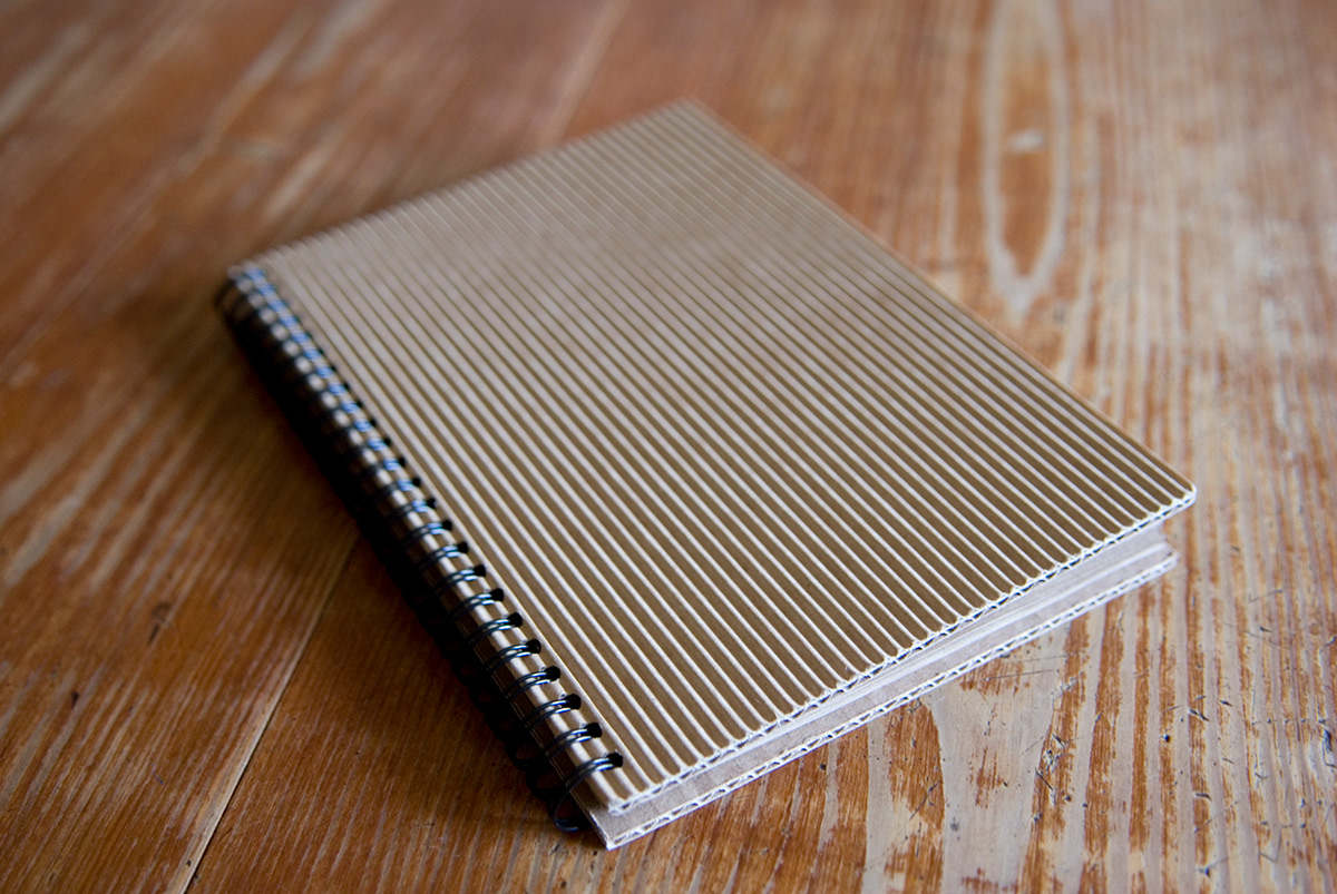 Spiral Bound SketchBook ECO Notebook eco-friendly traditional Sustainable reusable spring IcogradaDesign Week
