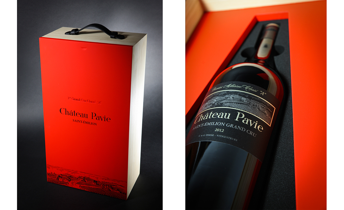 design Pack coffret bois wood wine vin luxe
