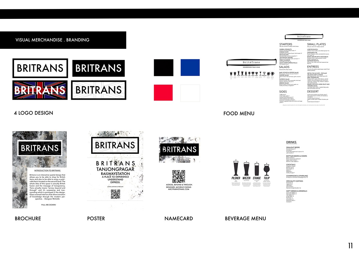 britrans Visual Merchandising Project Transport translucent transparent Transition