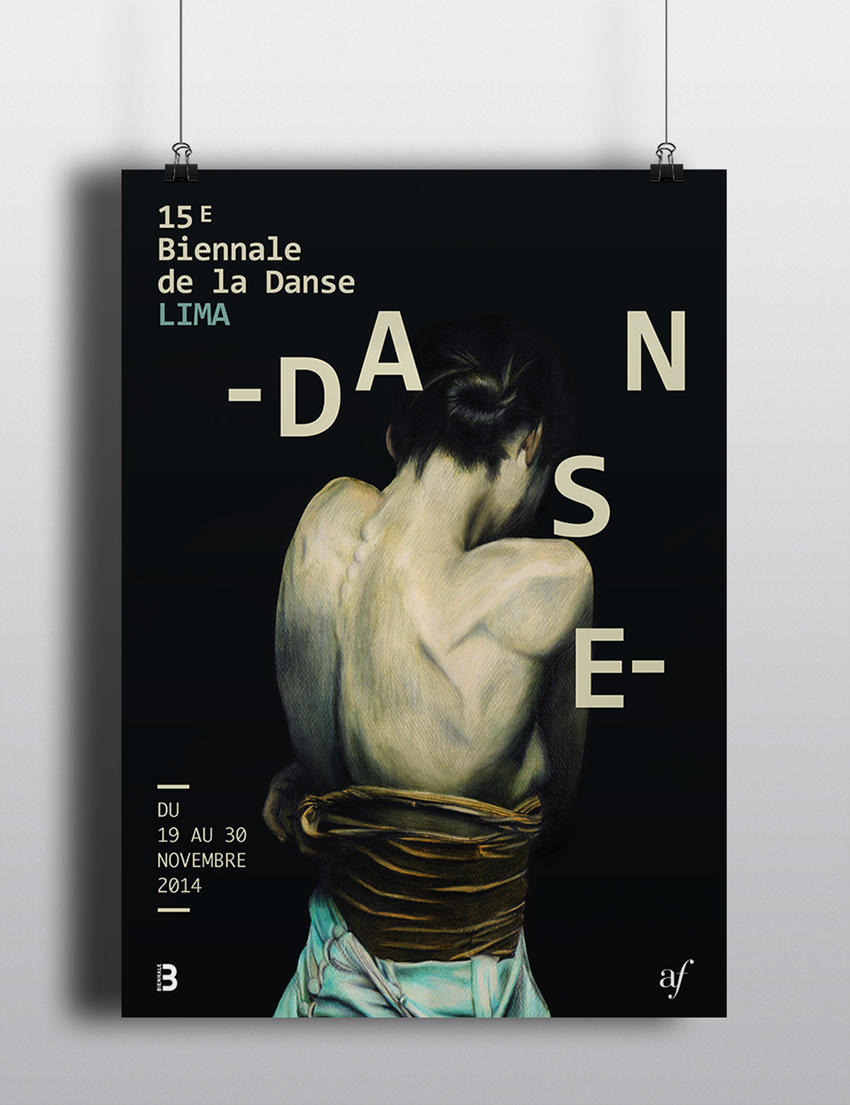 Biennale danse lima poster Realism