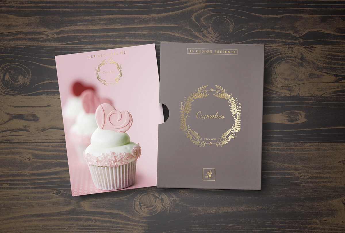 cupcakes couleur pastel book recette gold