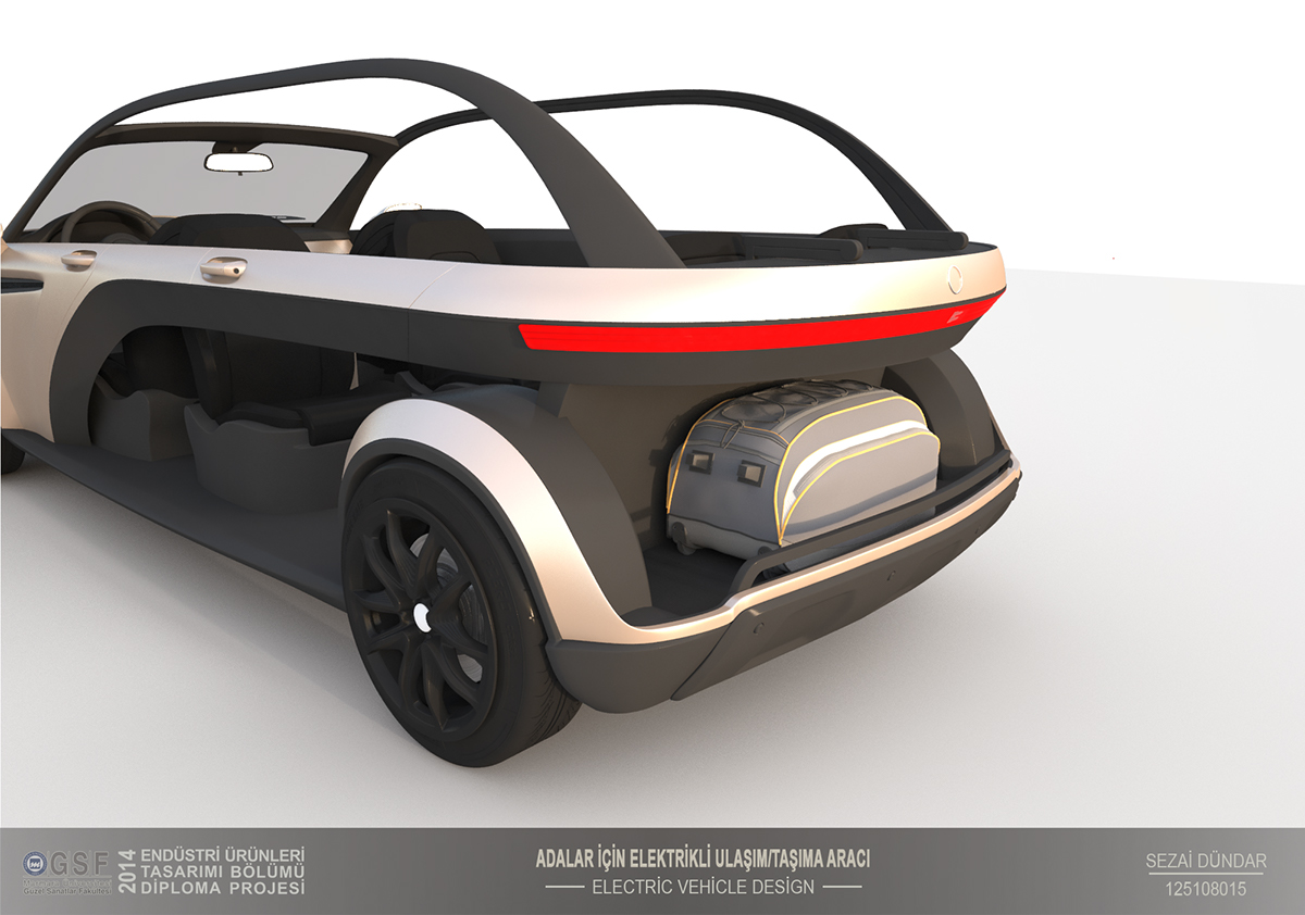 car design car design concept concept design Vehicle electrically driven princes' island