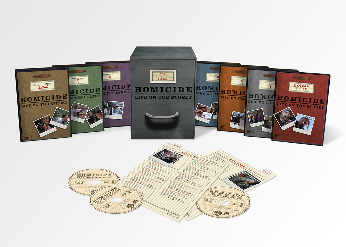 homicide dvd packaging tv