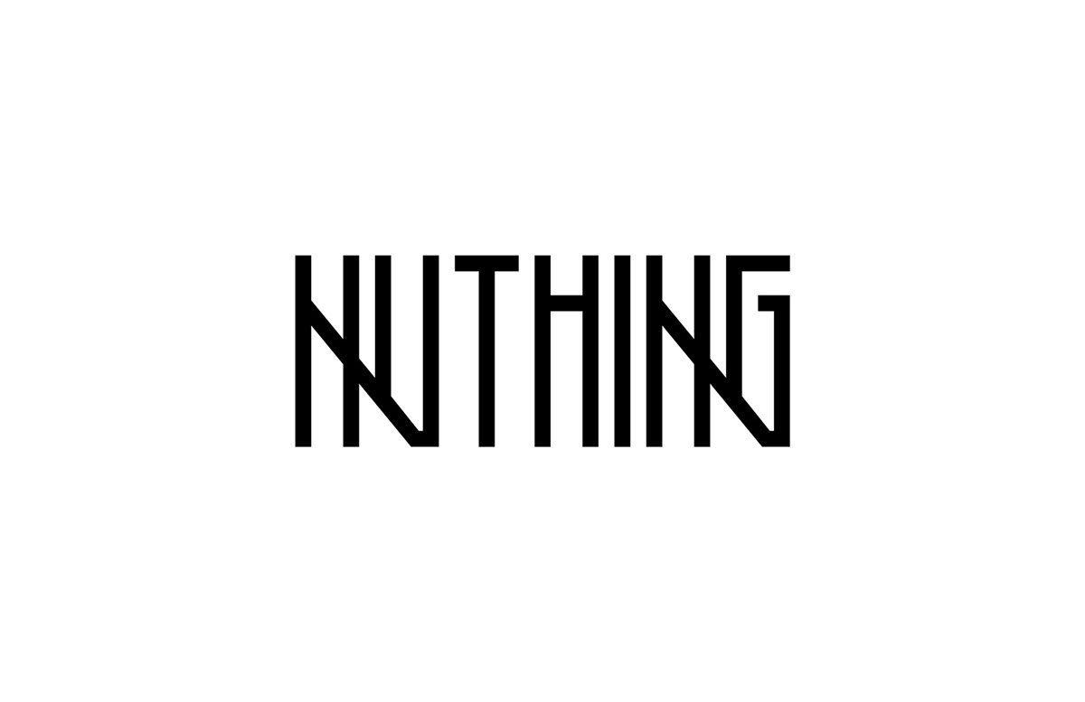 nuthing nuthing clothing co. skateboarding Clothing print apparel Custom Lettering circles sand