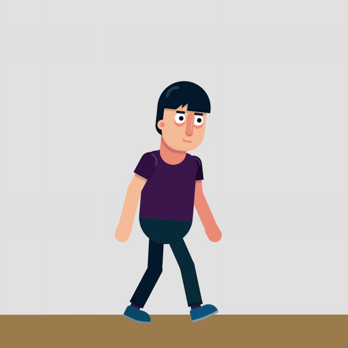 Character animation  Walkcycle Runcycle motion