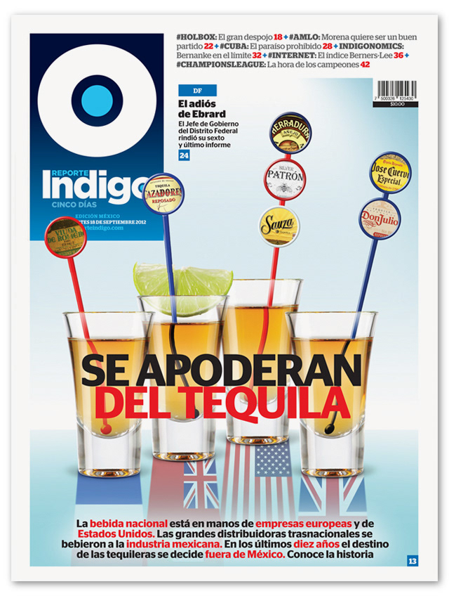 newspaper cover art mexico plan colombia Reporte Indigo Photo Manipulation 