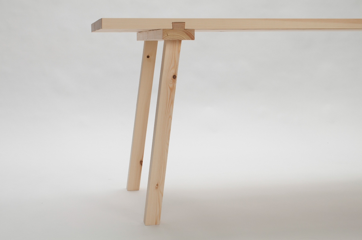 wood working   furniture  table  dovetail evolutionary design