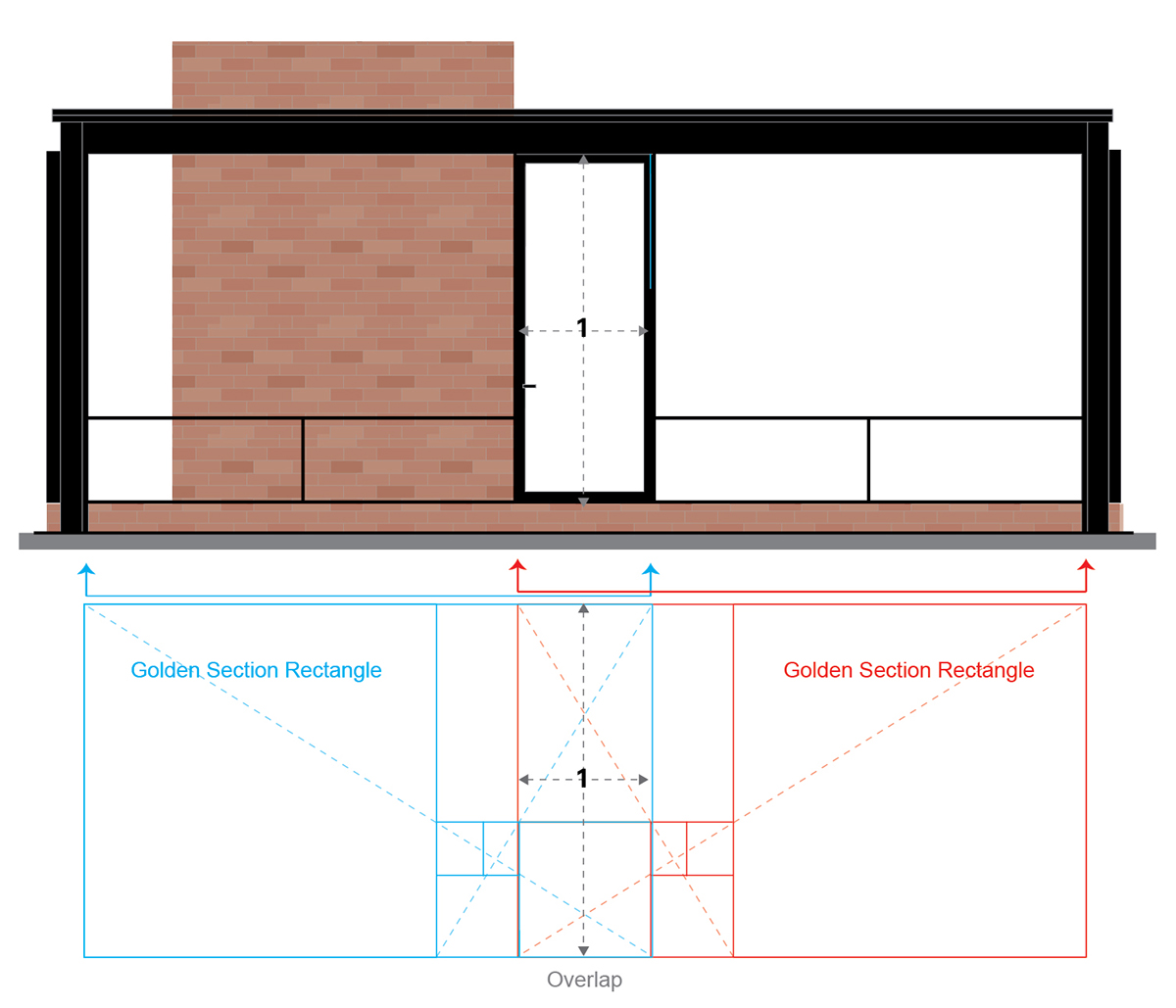  Philip  Johnson s  Glass  House  Golden Section  Analysis on 