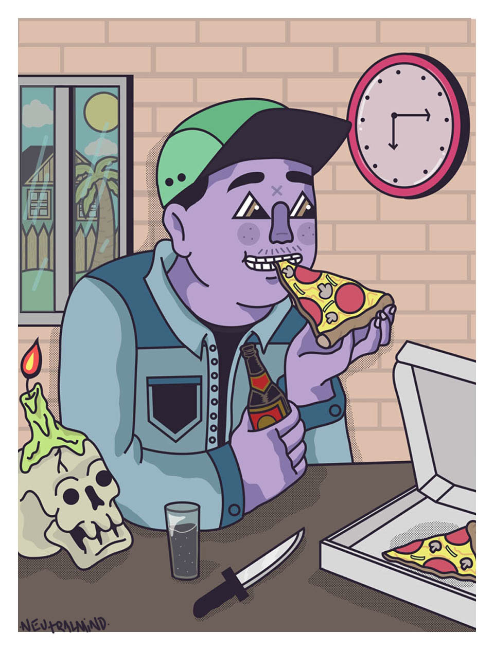 Illustrator Pizza personal neutralmind