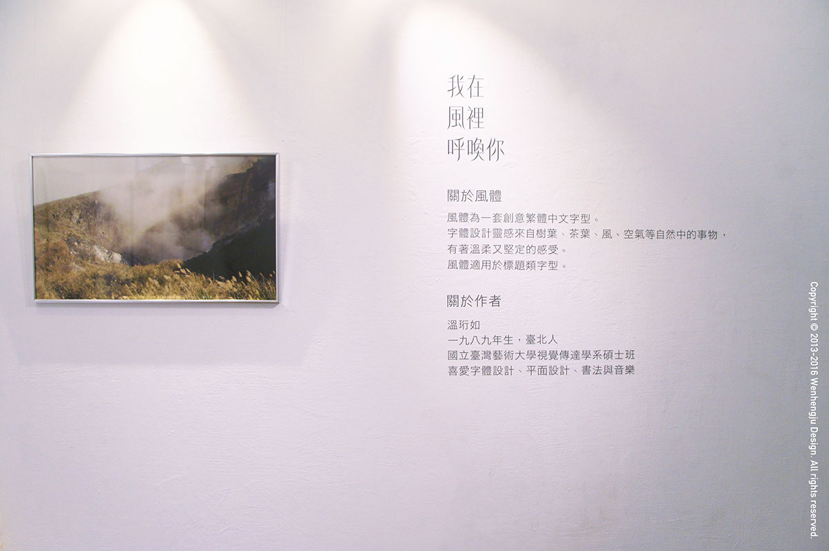 type design Wind Font Exhibition  visual design traditional chinese creative font wenhengju design