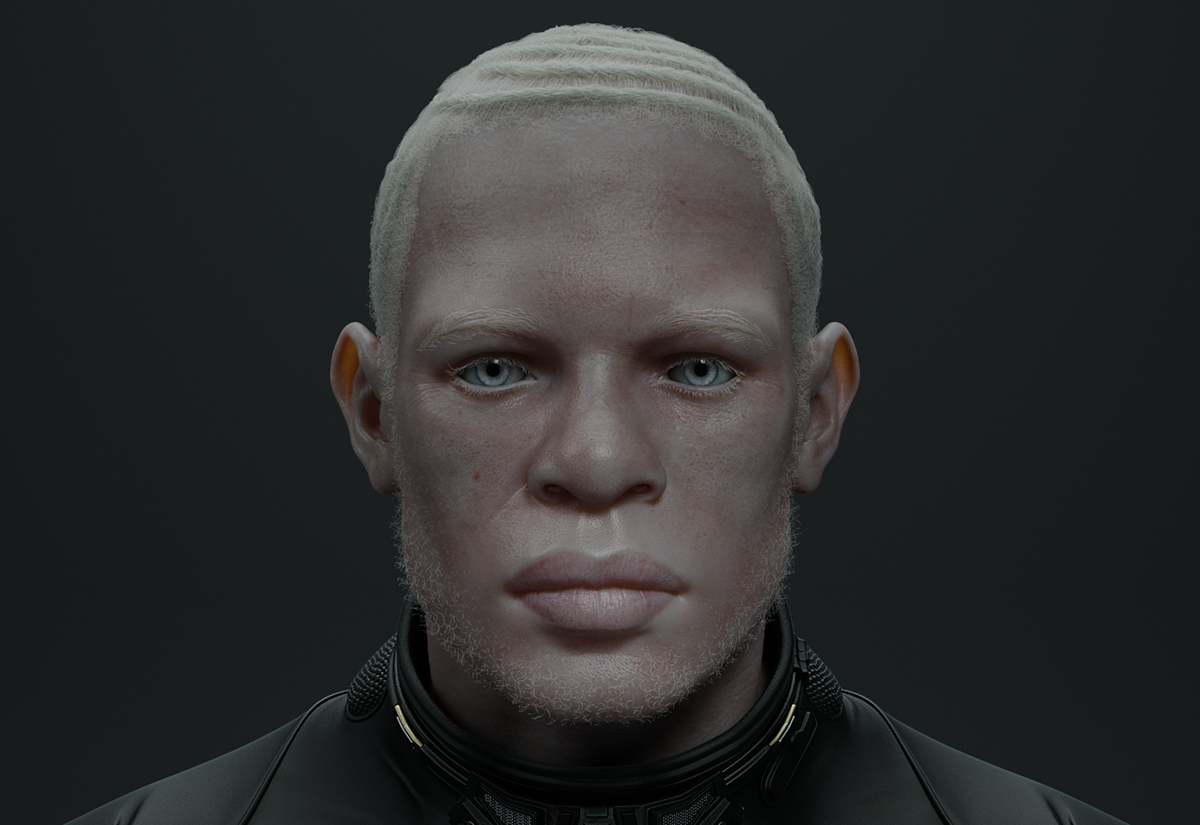 Mondus CG Maya nhair fx 3D modeling Zbrush sci-fi fantasy technical Realism albino african future