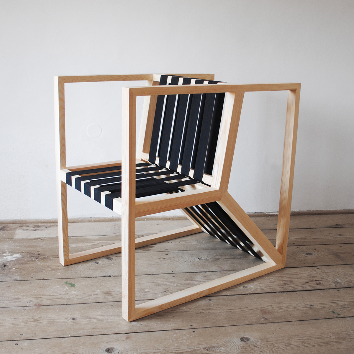 chair Motus wood cube movement woodchairs