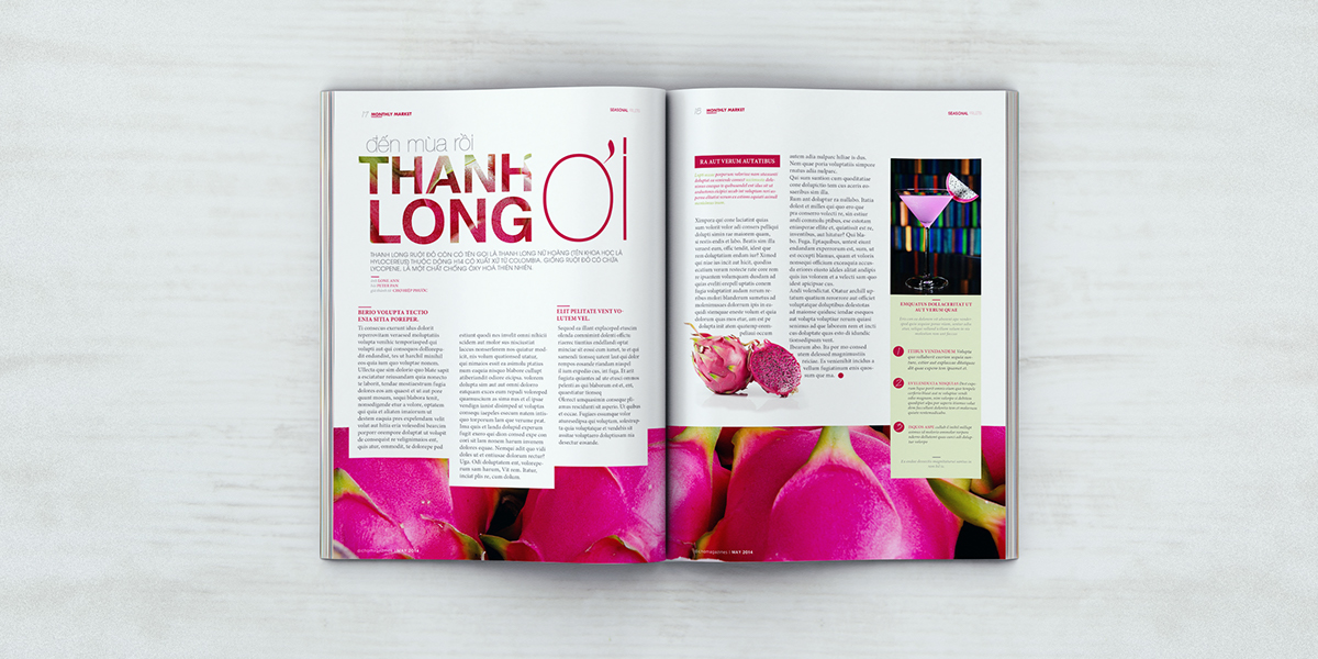 magazine magazines Market Magazine vegetables NGUYỄNTHẾBẢO the bao vietnam designer Tạp chí  di cho đi chợ