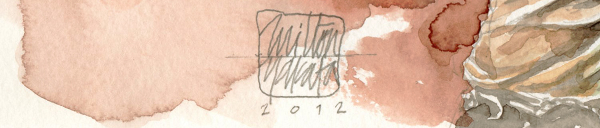 watercolors stain aquarela Mancha wolverine logan hugh jackman milton nakata nakata