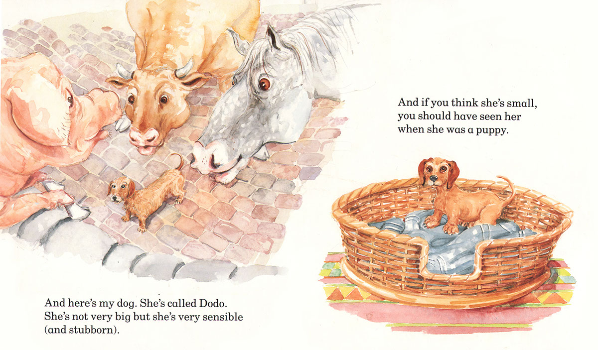 Dick King Smith children's illustration farm animals