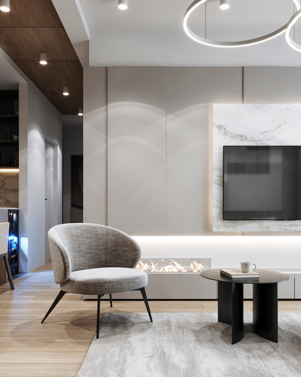 3d modeling 3dsmax architecture archviz corona Interior interior design  living room Render visualization